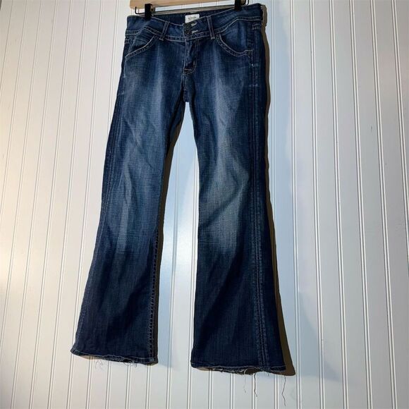 Hudson Signature Bootcut Low Rise Flare Y2K Dark Rinse Women Jeans WP170DHA 28 - Picture 2 of 9
